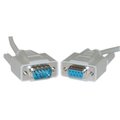 Aish Serial Extension Cable DB9 Male to DB9 Female RS-232 UL rated 9 Conductor 1:1 6 foot AI50498